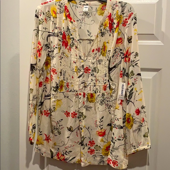 Old Navy Tops - Old Navy floral tunic top new